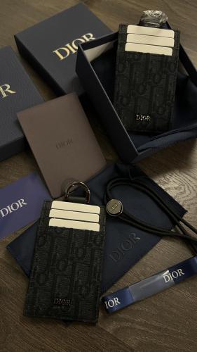 Black Dior ID holder