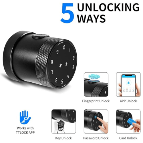 مقبض ذكي دائري