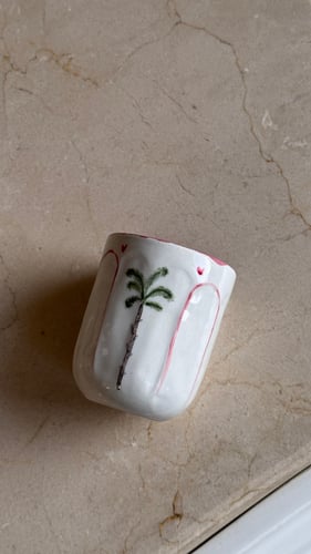 كوب pink palm
