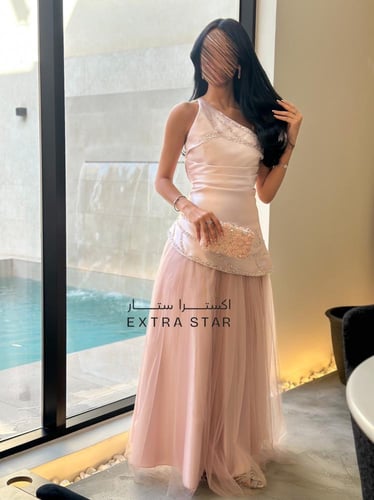 فستان طويل تب