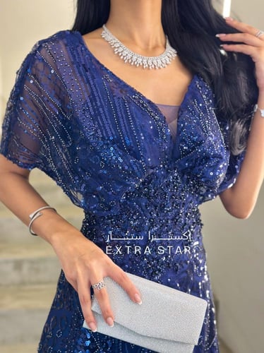 فستان طويل سهره فخم