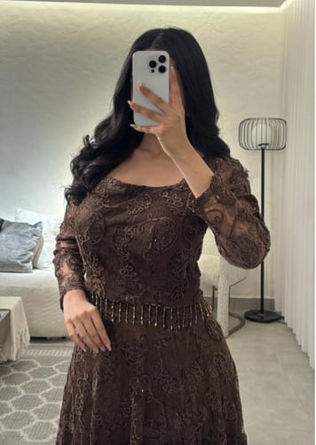 طقم دانتيل قطعتين