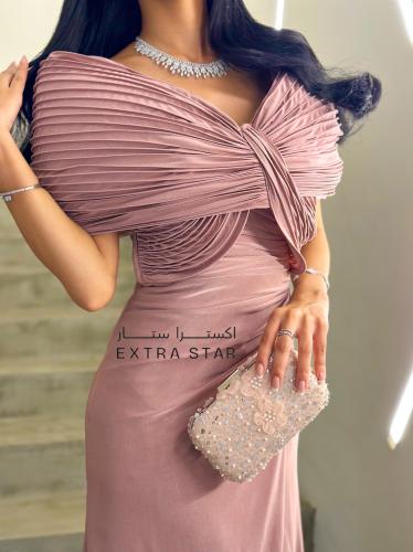 فستان ناعم طويل ماسك