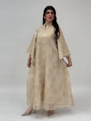 جلابيه انيقه بتطريز كامل