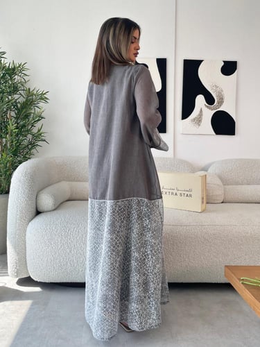 جلابيه كويتي بفصوص بلرقبه