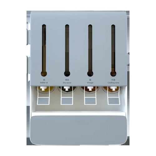 منظم وموزع زيوت رف مطبخ مثبت على الحائط ، صندوق تخ...