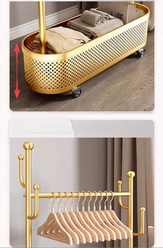 علاقة ملابس عملية مع مساحة تخزين إضافية وتصميم