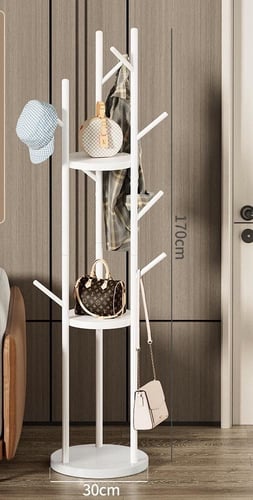 شماعة و علاقة ملابس بتصميم عصري وأنيق - ارتفاع 170...