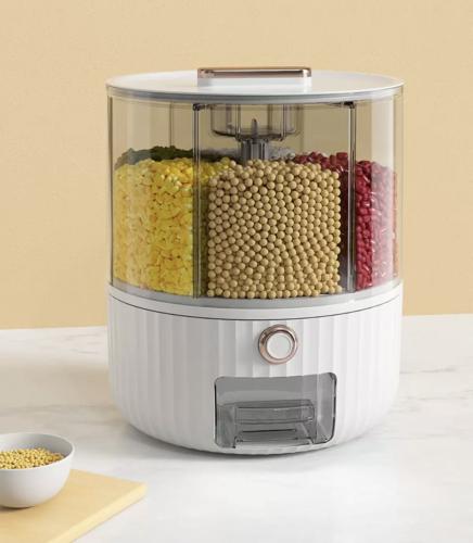 صندوق تخزين حبوب متعدد الحبوب قابل للدوران ، قابلة...