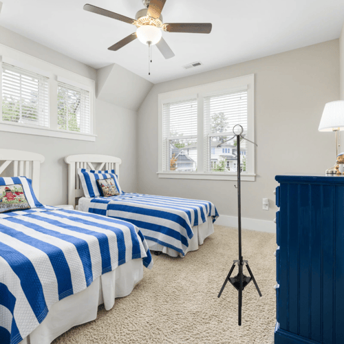 مبخرة وشماعة مع فتحات لتبخير الملابس وعلاقة متعددة...