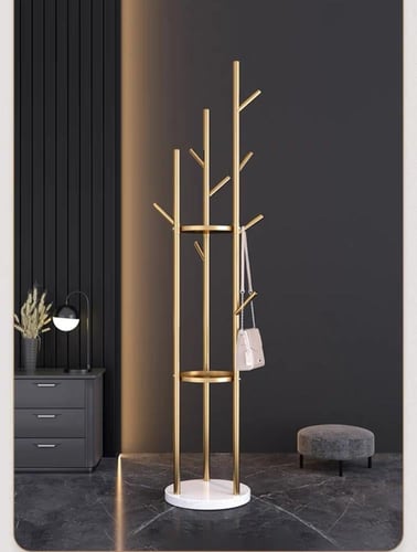 شماعة و علاقة ملابس بتصميم عصري وأنيق - ارتفاع 170...