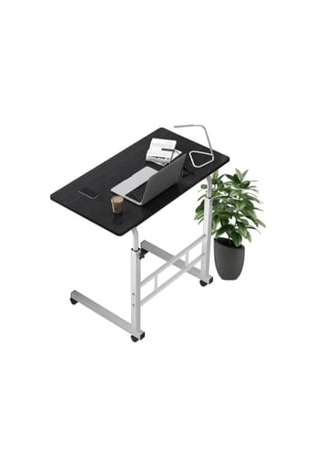 طاولة لابتوب متحركة بارتفاع قابل للتعديل، بتصميم ب...