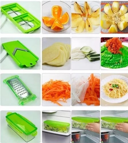 قطاعة خضروات متعددة الوظائف لتحضير أسهل وأسرع!”