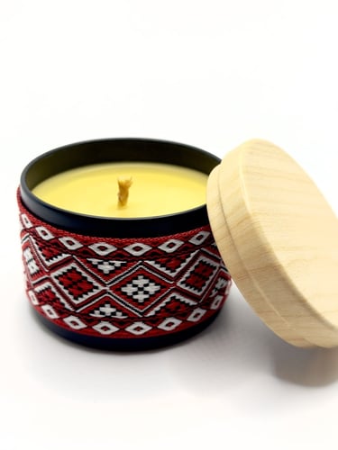 السدو ..(شمعه عسل الباحه الطبيعي بتصميم مستوحى من...