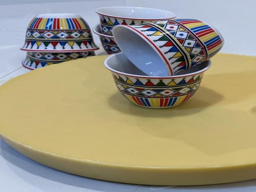 شمعه العسل الطبيعي بروائح مميزه وتصميم فنجال تراثي