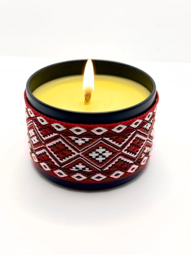 السدو ..(شمعه عسل الباحه الطبيعي بتصميم مستوحى من...