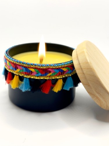 رنانه ..(شمعه عسل الباحه الطبيعي بتصميم مستوحى من...