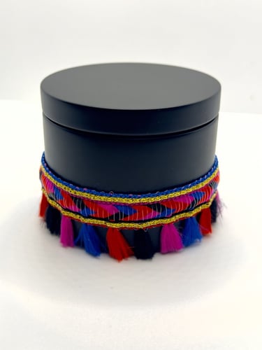 (شمعه عسل الباحه الطبيعي بتصميم مستوحى من جمال الت...