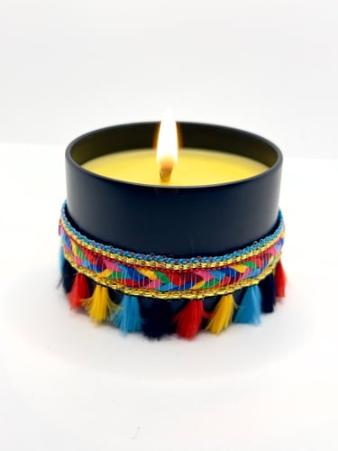 رنانه ..(شمعه عسل الباحه الطبيعي بتصميم مستوحى من...