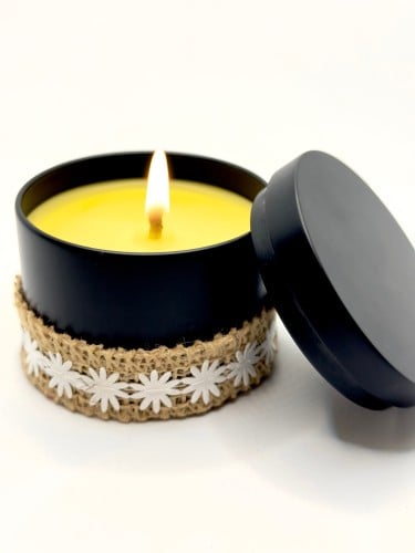 (شمعه عسل الباحه الطبيعي بتصميم مستوحى من جمال الت...