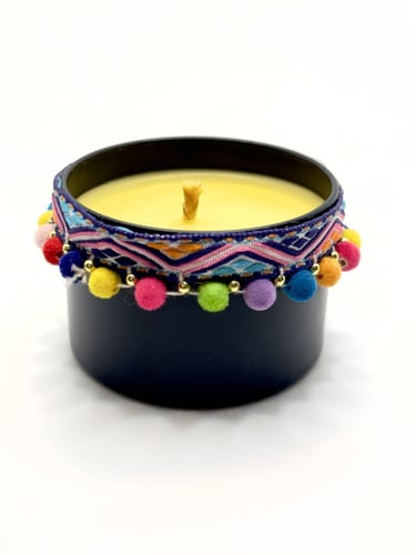 حكايه ..(شمعه عسل الباحه الطبيعي بتصميم مستوحى من...