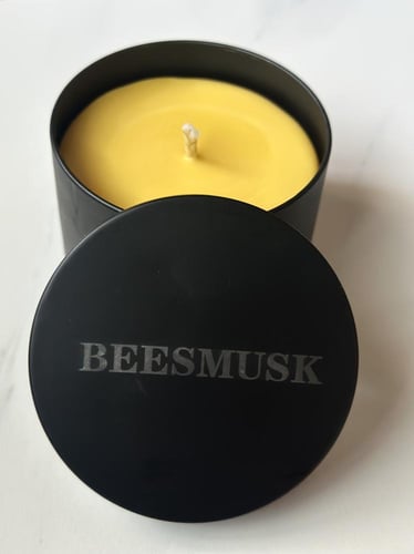 شمعه طارده للبعوض بشمع العسل الطبيعي وزيوت طبيعيه