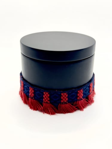 شمعه اللهب ..(شمعه عسل الباحه الطبيعي بتصميم مستوح...