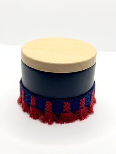 شمعه اللهب ..(شمعه عسل الباحه الطبيعي بتصميم مستوح...