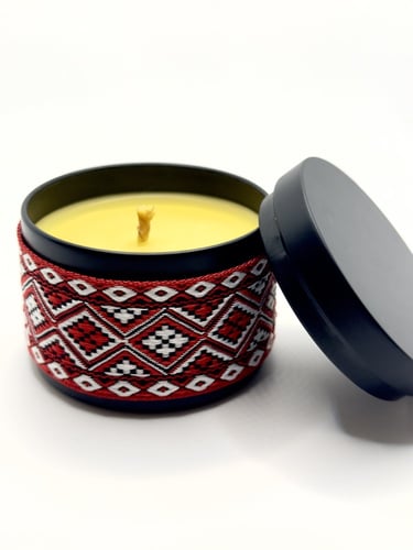 السدو …(شمعه عسل الباحه الطبيعي بتصميم مستوحى من ج...