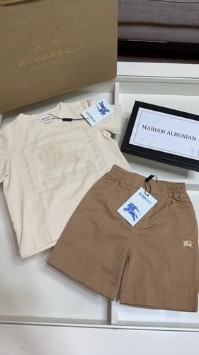 طقم بربري شورت+ تيشيرت