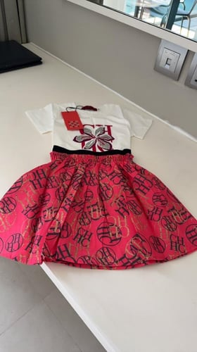 طقم ch تيشرت+تنورة