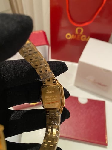 ساعة كارتير ذهبي ماستر هاي كواليتي + الملحقات