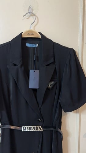 فستان برادا+ حزام