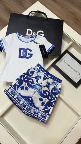 طقم دوتشي غابانا تيشرت+شورت