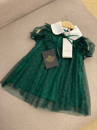 فستان قوتشي اخضر