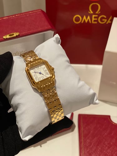 ساعة كارتير ذهبي ماستر هاي كواليتي + الملحقات