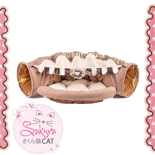 نفق وسرير مزدوج - بني -