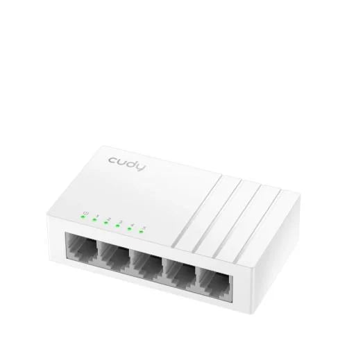 Cudy FS105D 5-Port 10/100 Mbps Unmanaged Ethernet...