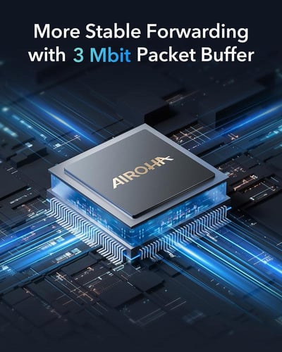 كودي محول جيجابت ايثرنت بـ5 منافذ GS105D | مقسم اي...