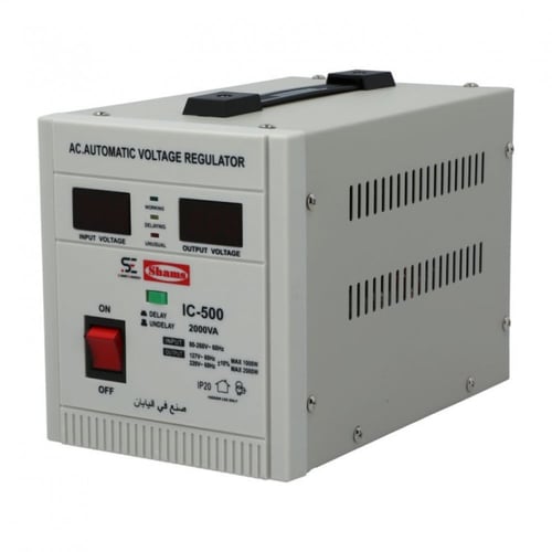 شمس منظم جهد بقوة 2000 واط تلقائي رقمي للتيار المت...