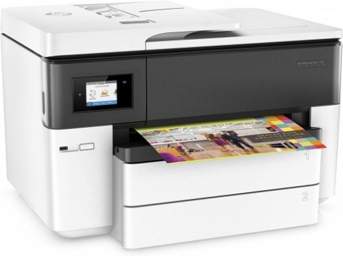 HP طابعة اوفيس جيت برو وايد فورم 7740-G5J38A لاسلك...