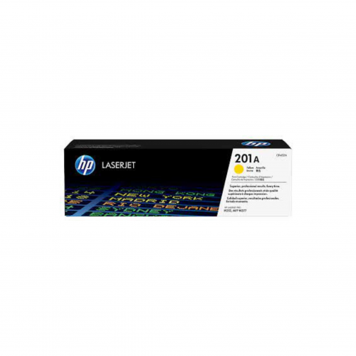 اتش بي 201A حبر طابعة أصفر , موديل : CF402A
