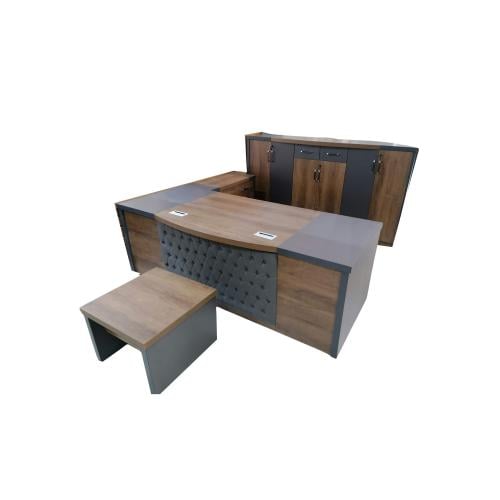 مكتب 220 سم لون بني موديل :BOS-DH043-22