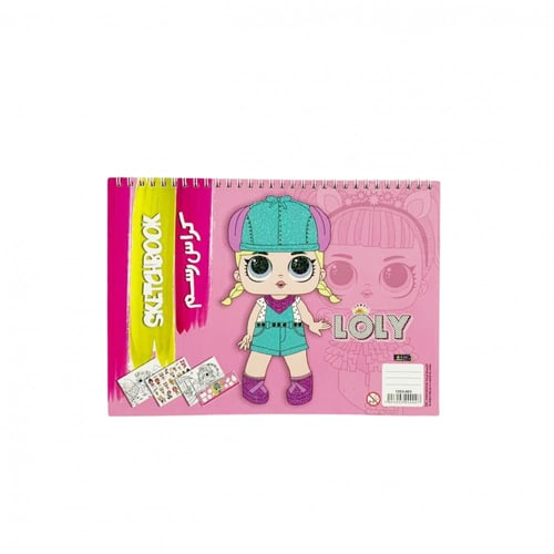 اس بي سي كراسة رسم صغيرة 4 في 1 شخصيات بناتي ، مود...