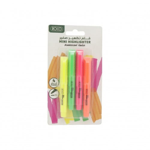 روكو طقم أقلام تظهير صغيرة مشعة ، موديل : RQ-29051...