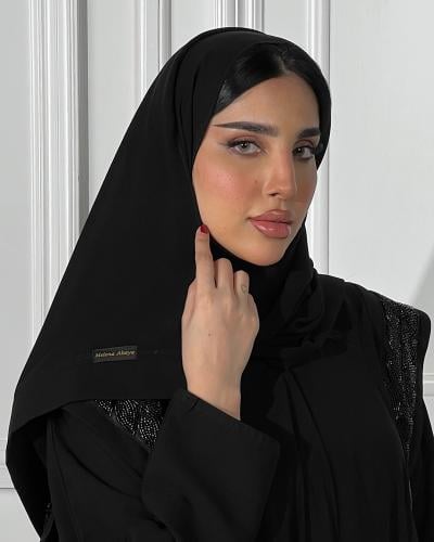 طرحة سودا ناعمة