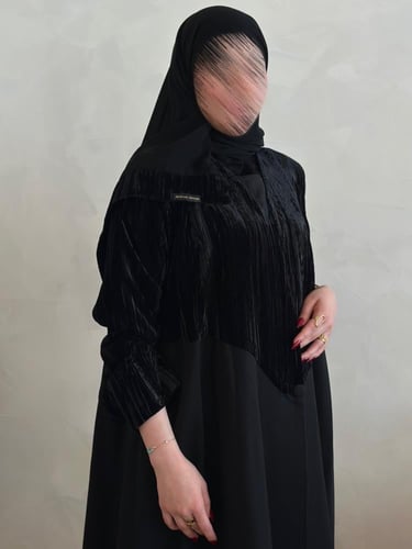 عباية مخمل مكسر