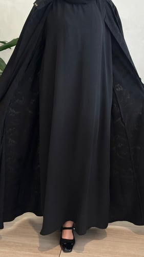 فستان عباية اسود
