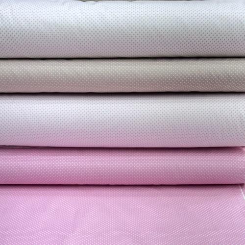 قماش قطن تركي منقط صغير عرض 240 سم للمتر متوفر بخم...