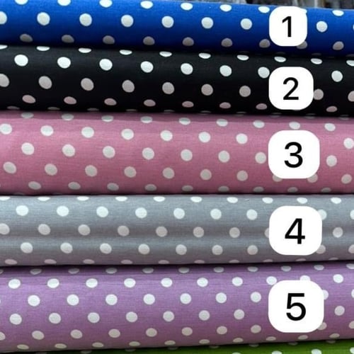 قماش كتان منقط